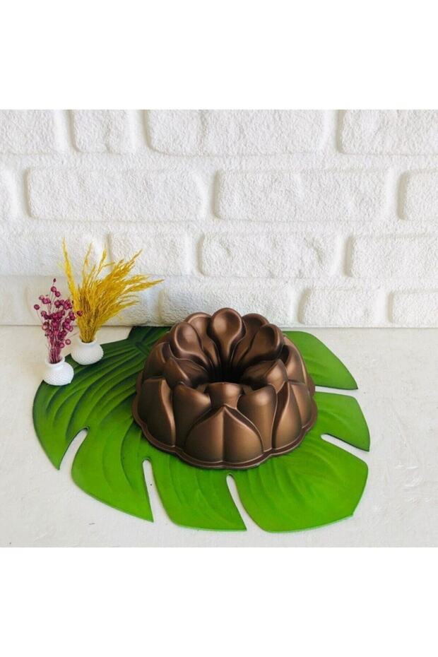 Granit Döküm Magnolia Kek Kalıbı Bakır - 6