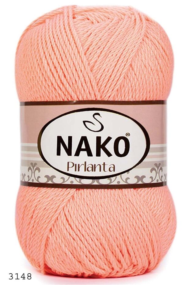 Diamond Amigurumi Hand Knitting Yarn Wool Salmon 3148
