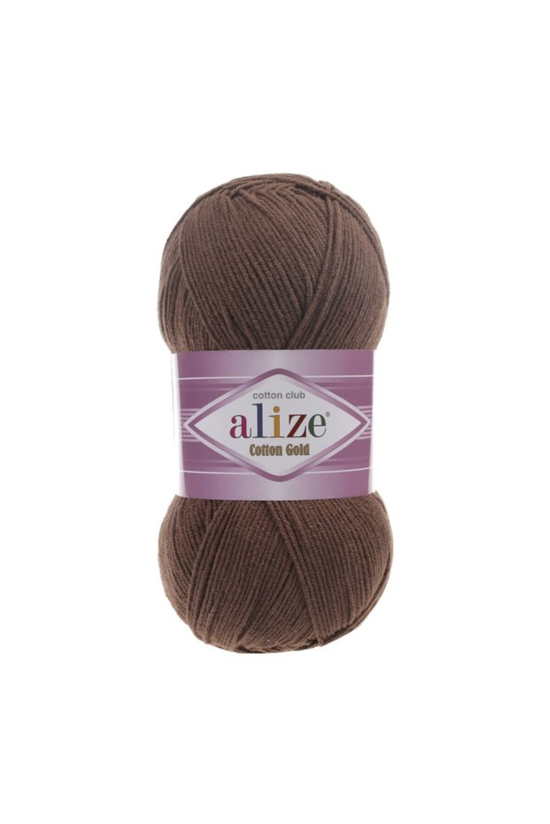 Cotton Gold Alize 5 Li Yumak Cotton Gold 493 Brown (5 Pieces Yumak)