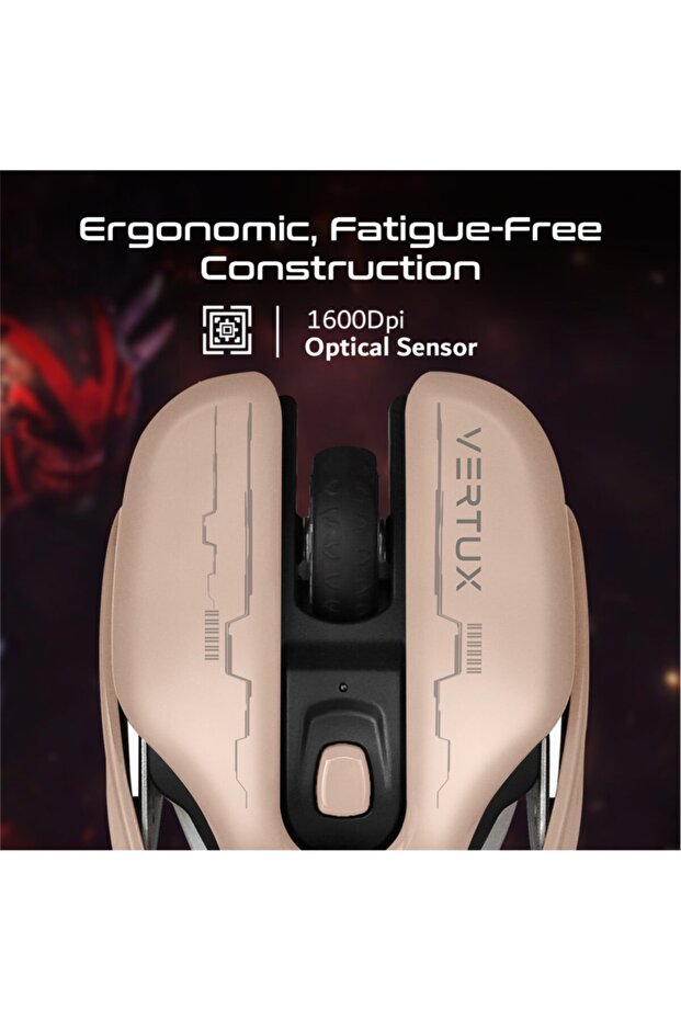 Oyuncu Mouse Yüksek Performanslı Led 1600 Dpı Kablosuz - Glıder - 2
