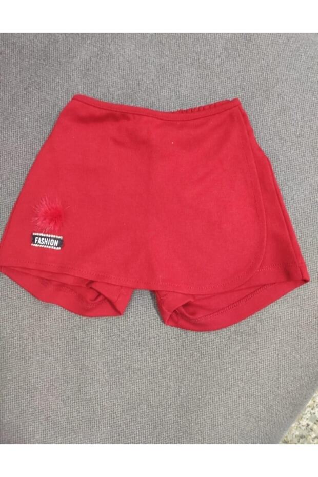 Kırmızı Şort Etek - 1