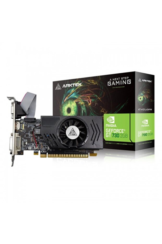 Cyclops Gt730 2gb Gddr3, Akn730d3s2gl1, 128bit, 1xhdmı, 1xdvı, 1xanalog Ekran Kartı - 1