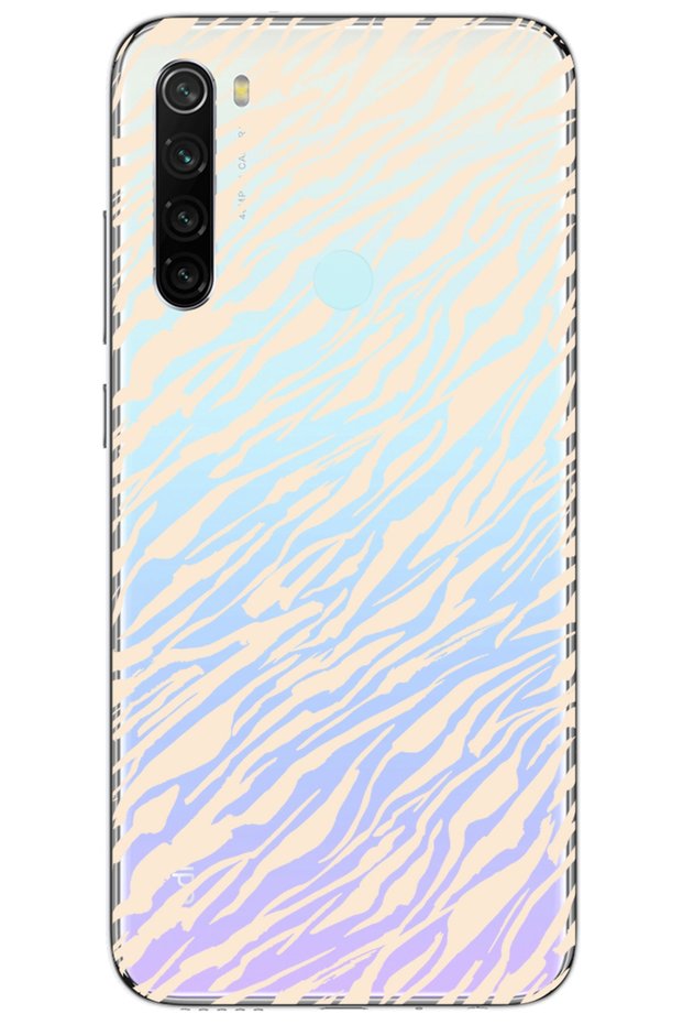 Xiaomi Redmi Note 8 Lines Design Patterned Transparent Silicone Case