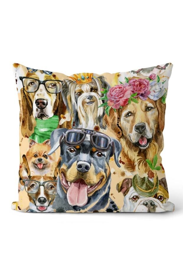 Double Sided Throw Pillow Cover Code: Kir1196 - 1