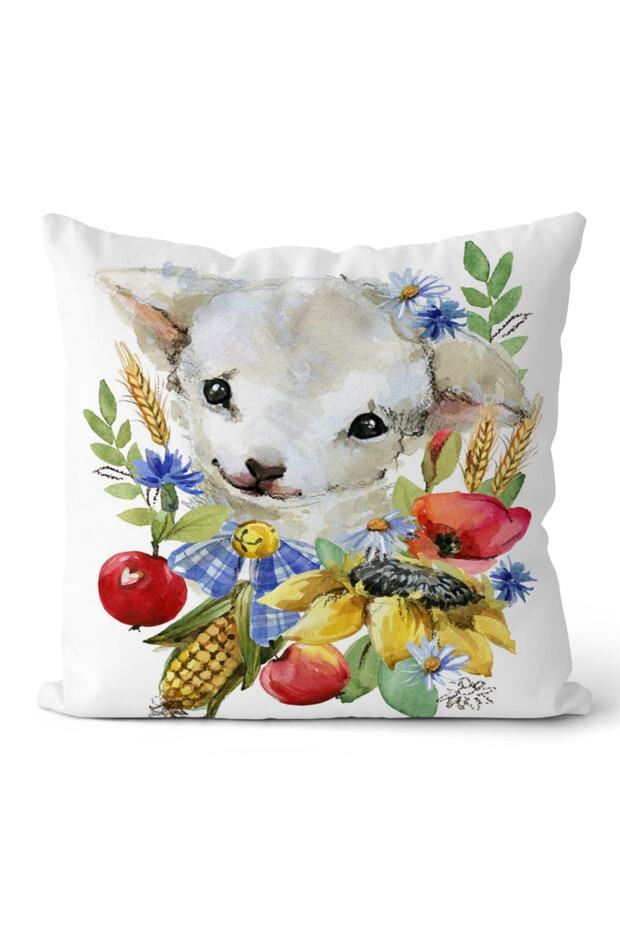 Double Sided Throw Pillow Cover Code: Kir1180 - 1