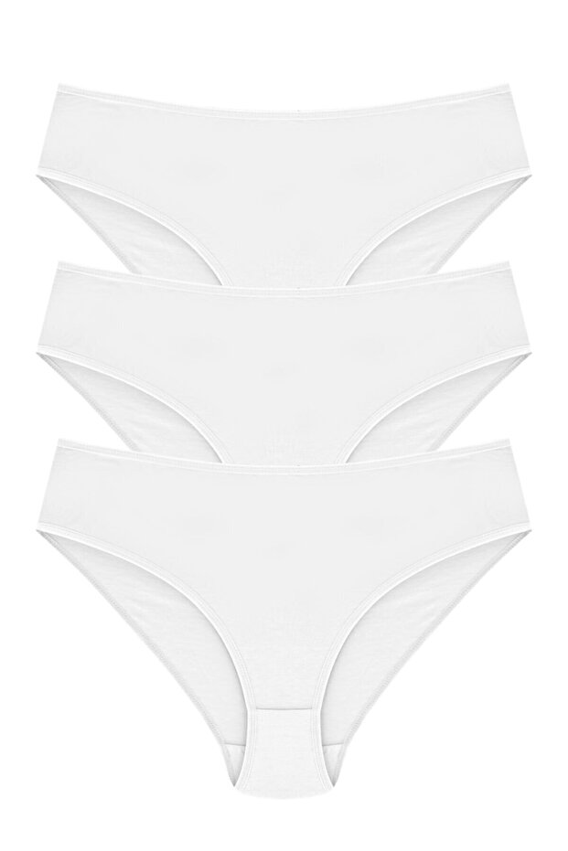 Papatya 100% Cotton High Waist Panties 3 Pack