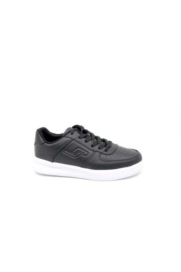 21516 Unisex Black Lace-up Sneakers