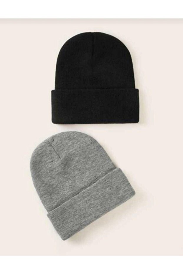 Σετ 2 Basic Beanie Unisex - 1