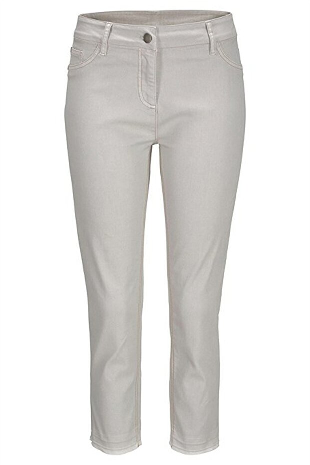 Ankle Length Straight Jean Trousers
