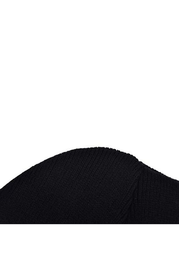 Unisex Siyah Kışlık Triko Örme Tek Gözlü Kar Maskesi Balaclava - 4