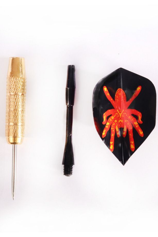 20 Gr. Dart Oku (3’lü Set) - Çelik Uç + Pirinç Gövde + Renkli Kanat - Dart Oku Seti - 4