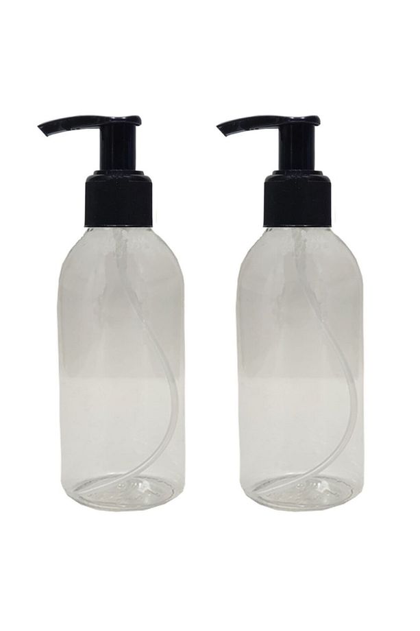 Sert Plastik 150 Ml Boş Sprey Kolonya Dezenfektan Şişesi + Sıvı Sabun Pompalı 2 Adet - 1
