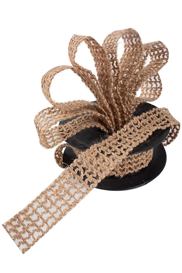 Jute Mesh Straw Ribbon 2.5 cm X 5 Meters Ribbon Ribbon – Ribbon