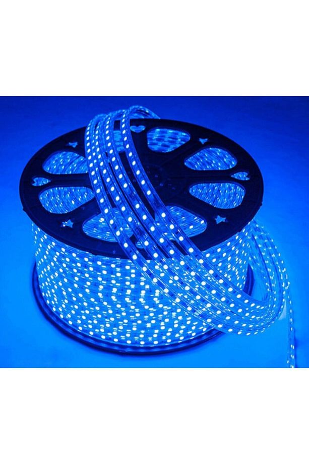 Ct-4551 3 Çip Dış Mekan 220v Mavi Hortum Şerit 10 Metre - 1