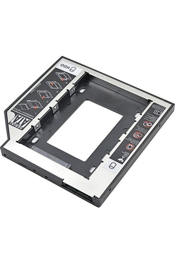 Cd Dvd Yuvası Için Sata Ssd Hdd Kızak Kutusu 9.5 mm Hdd Caddy - 1