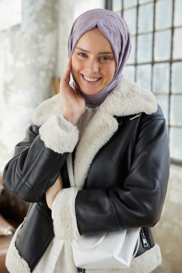 Erguvan Bambu Şal - 1