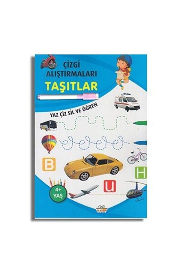 Çizgi Alıştırmaları Taşıtlar - Kolektif Çizgi Alıştırmaları Taşıtlar Kitabı" -