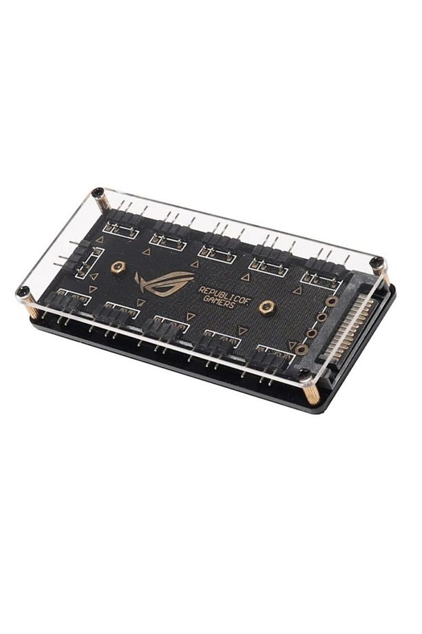 4847 Argb Rgb Led 3 Pin 11 Port 5v Sata Power Güç Fan Çoklayıcır Şerit Hub Kablo Splitter - 2