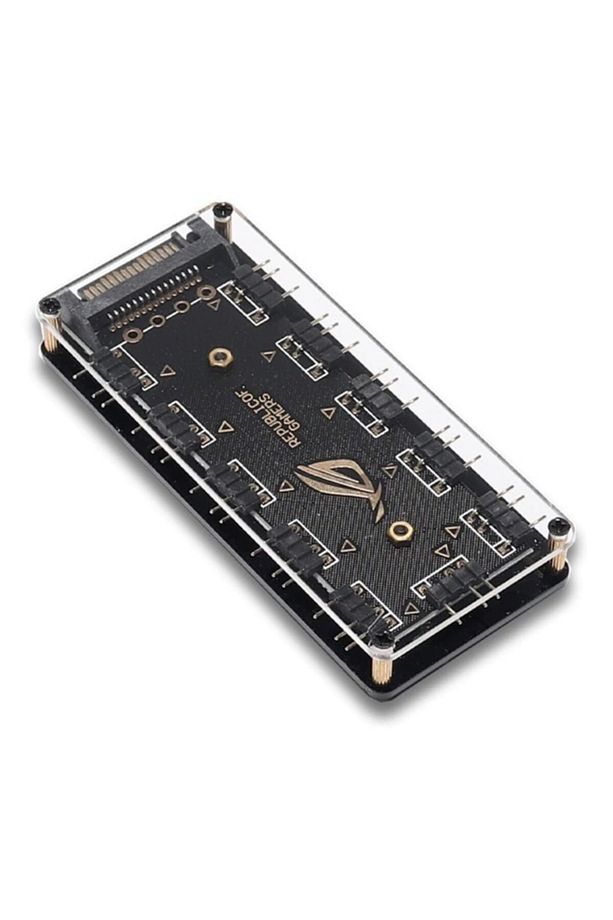 4847 Argb Rgb Led 3 Pin 11 Port 5v Sata Power Güç Fan Çoklayıcır Şerit Hub Kablo Splitter - 3