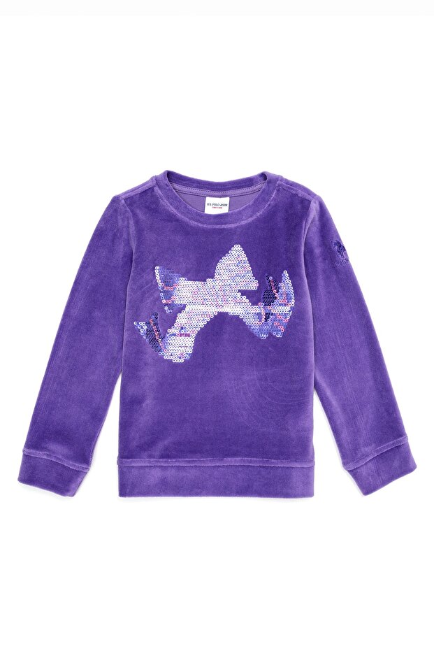 Purple Girl's Sweatshirt