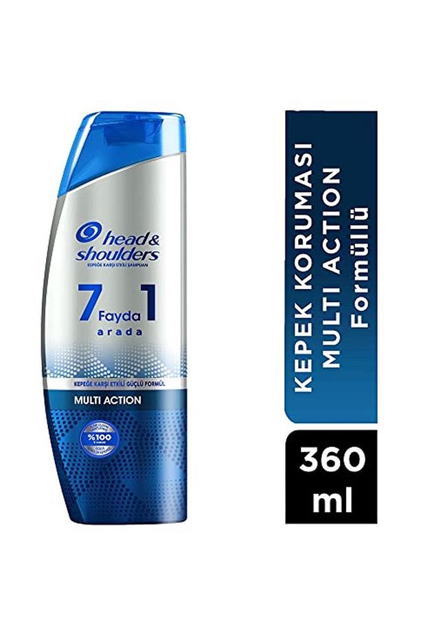 7 Fayda 1 Arada Multi Action Kepeğe Karşı Etkili Güçlü Formül Içeren Şampuan, 360 ml - 2