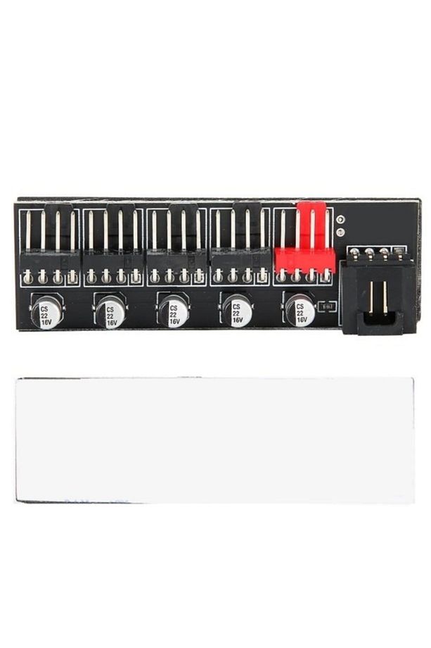 4989 Fan Çoklayıcı 5 Port Y Pwm Splitter 4 Pin Hub Cpu Kablo Çoğaltıcı - 3