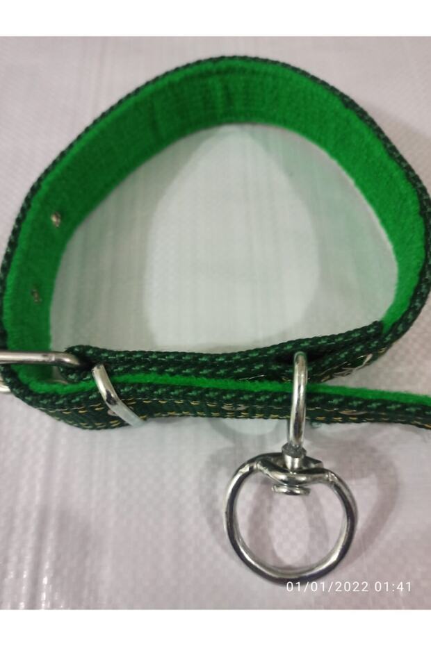 Large Breed Dog Collar with Silicone Inside Size 67-72