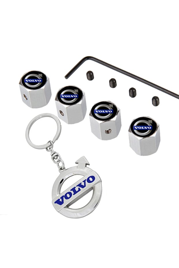 Volvo S60 2001-2010 Valve Cover Chrome Allen Model and Keychain
