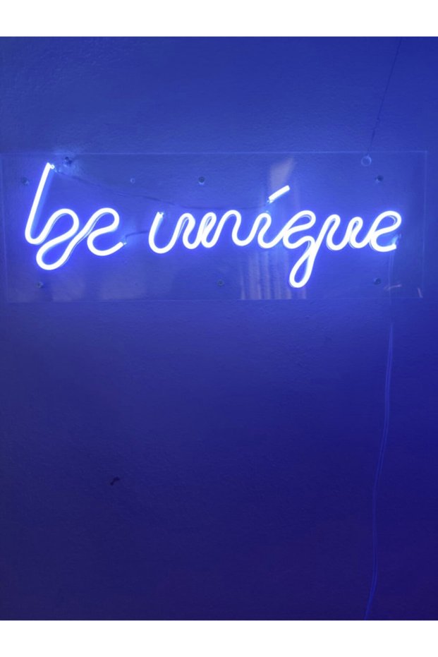 Be Unique Neon Shapes Sign Neon Led Decorative Wall Lighting Neon Wall Lettering