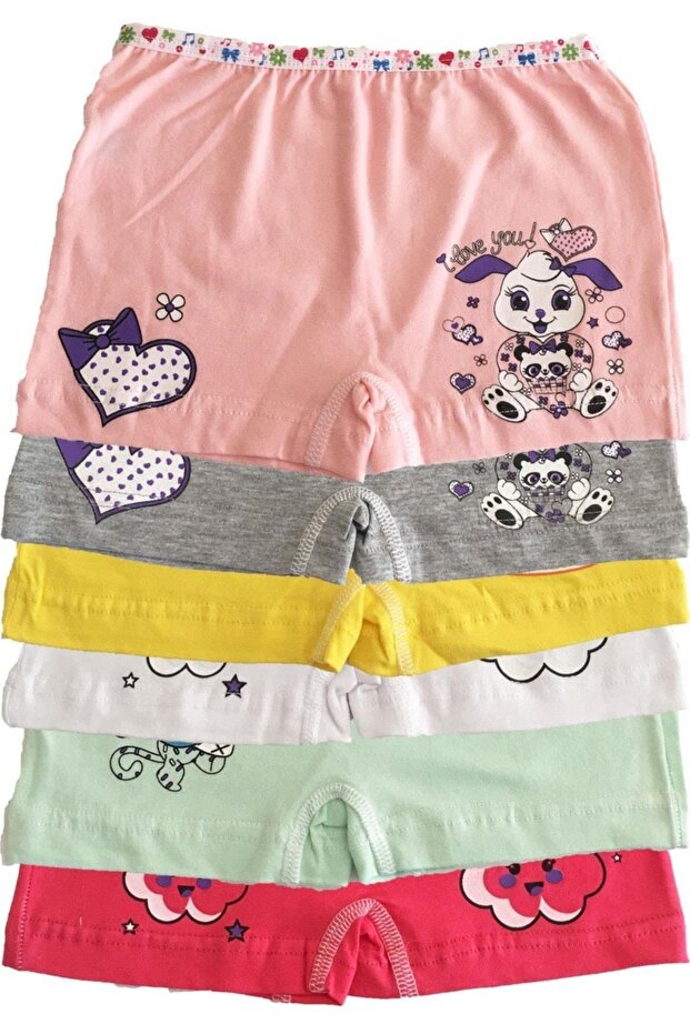 Girl's Colorful Lycra Cotton Boxers