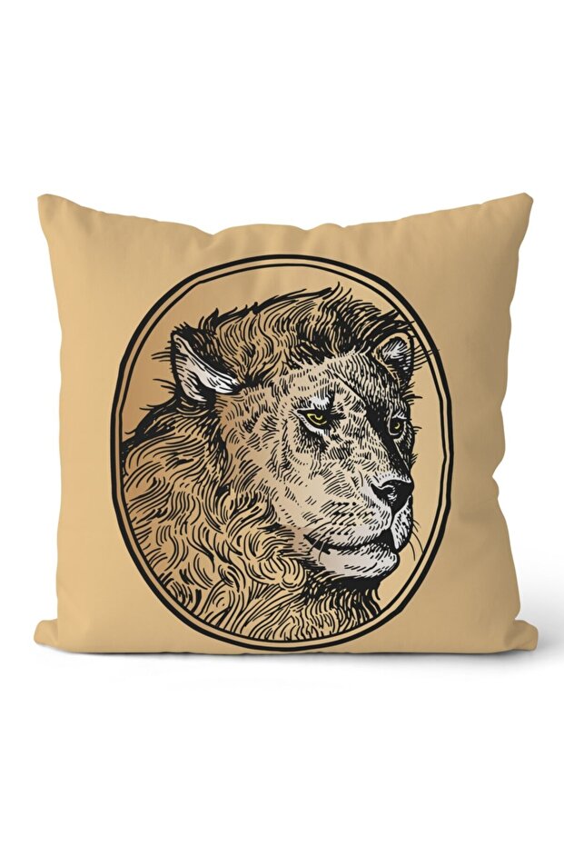 Double Sided Throw Pillow Cover Code: Kir3530 - 1