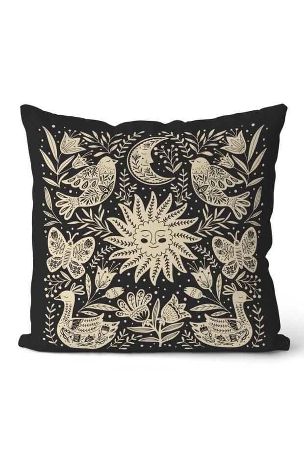 Double Sided Throw Pillow Cover Code: Kir1900 - 1