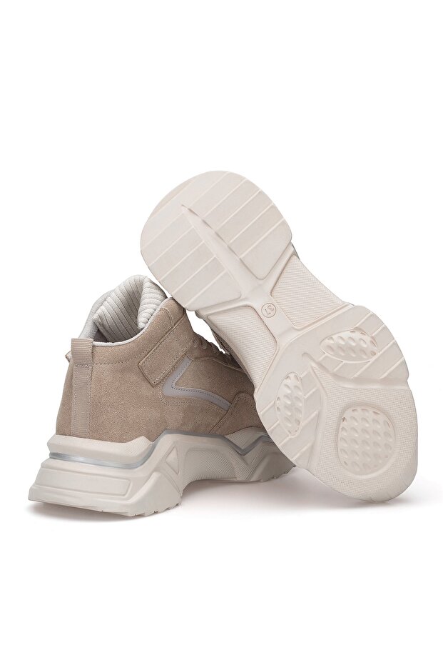 Bej Kadın Sneaker - 5