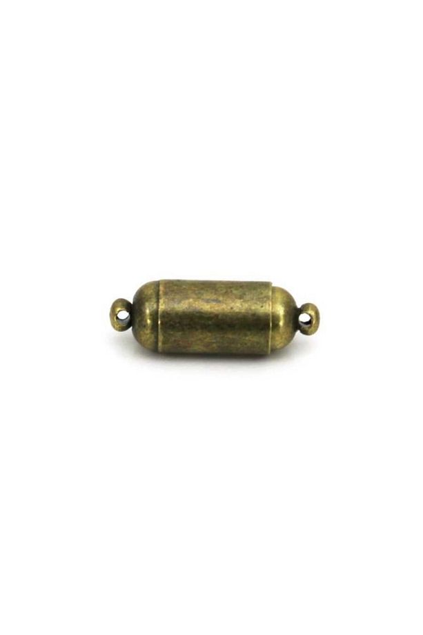 1 Adet - 8x23 Mm Mıknatıslı Klips, Takı Klipsi, Bileklik Klipsi, Kolye Klipsi, Antik Sarı Kaplama - 2