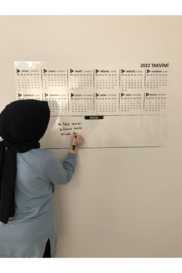 2026 Annual Planner Annualy Planner Smart Paper Board Writing Board Pen 100X56 cm Model 2