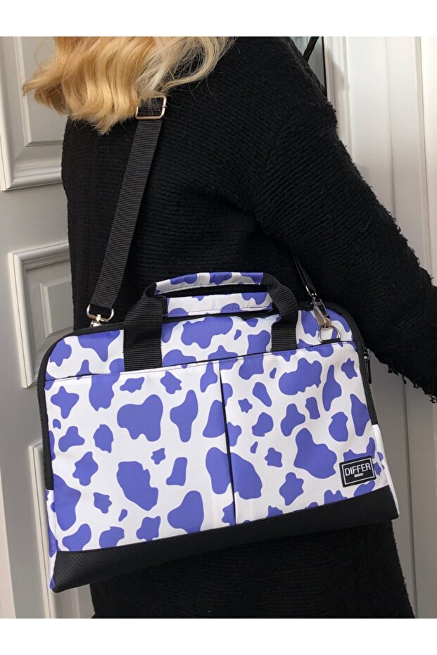 15.6'' Inch Lilac Cow Pattern Laptop/Macbook/notebook/computer/briefcase - 6