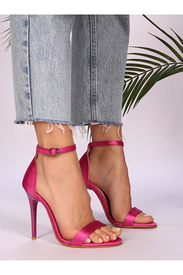 Fusya Satin női sarkú cipő - egypántos - 1