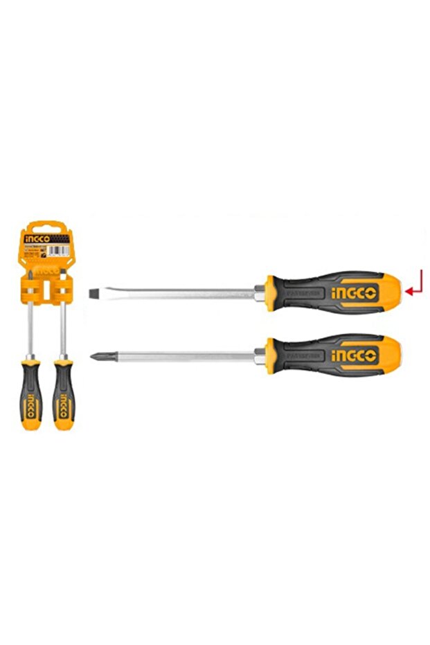 Endüstriyel 2'li Darbeli Tornavida Seti - 1