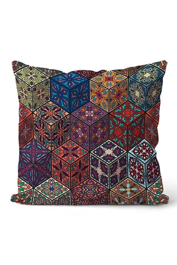 Double Sided Throw Pillow Cover Code: Kir2840 - 1