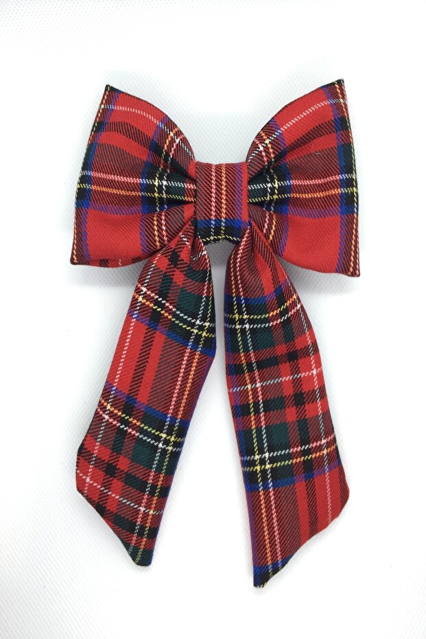 Plaid Pattern Automatic Buckle - Bow Buckle - 1