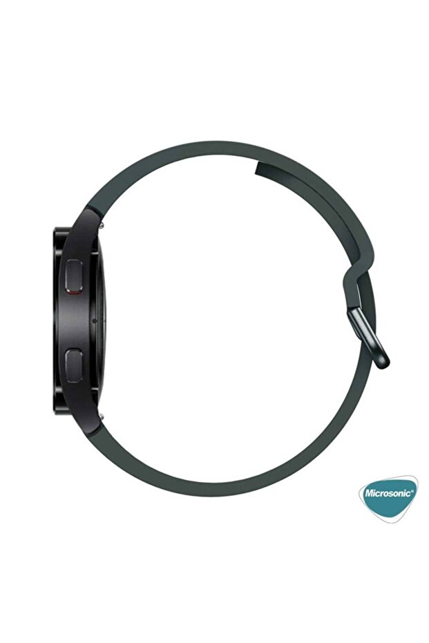 Samsung Galaxy Watch 4 Classic 46mm Kordon Solid Silicone Band Pembe - 5