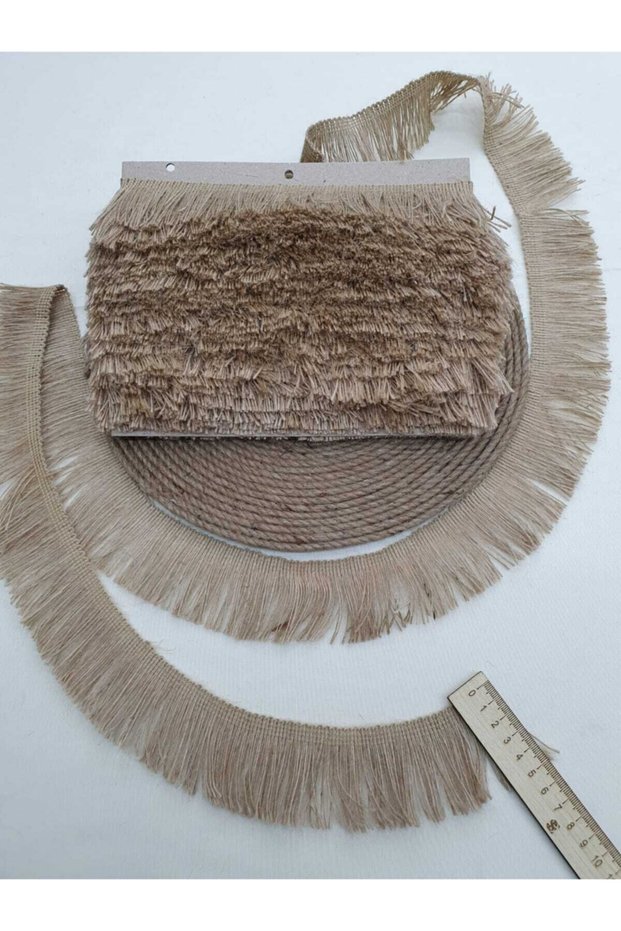 Decorative Jute Strip Fringe 5 Cm 5 Meters