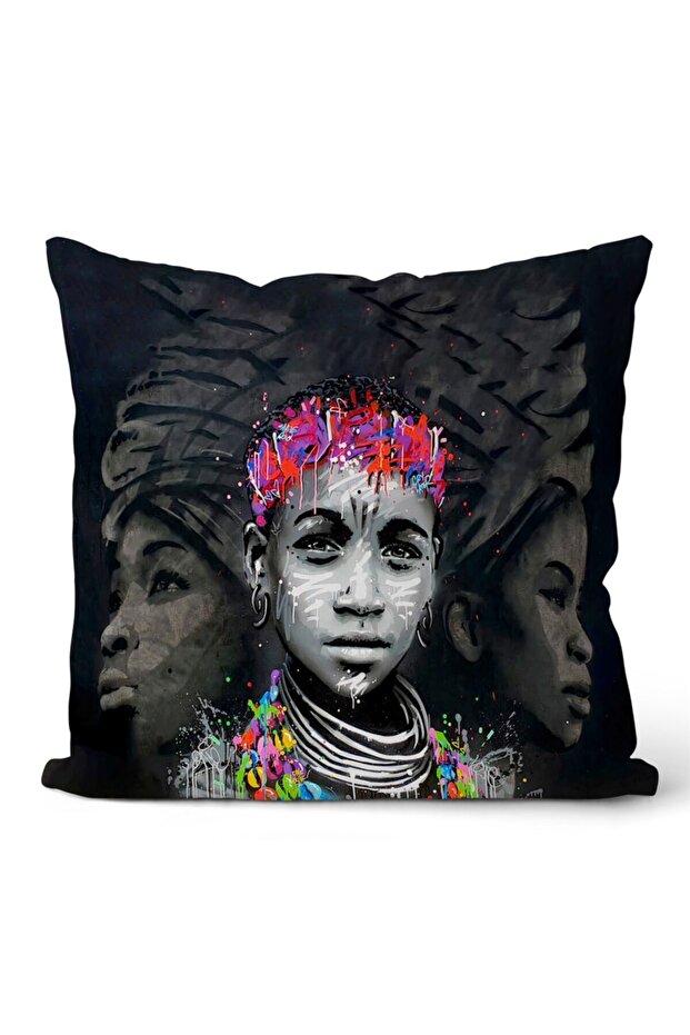 Double Sided Throw Pillow Cover Code: Kir3696 - 1