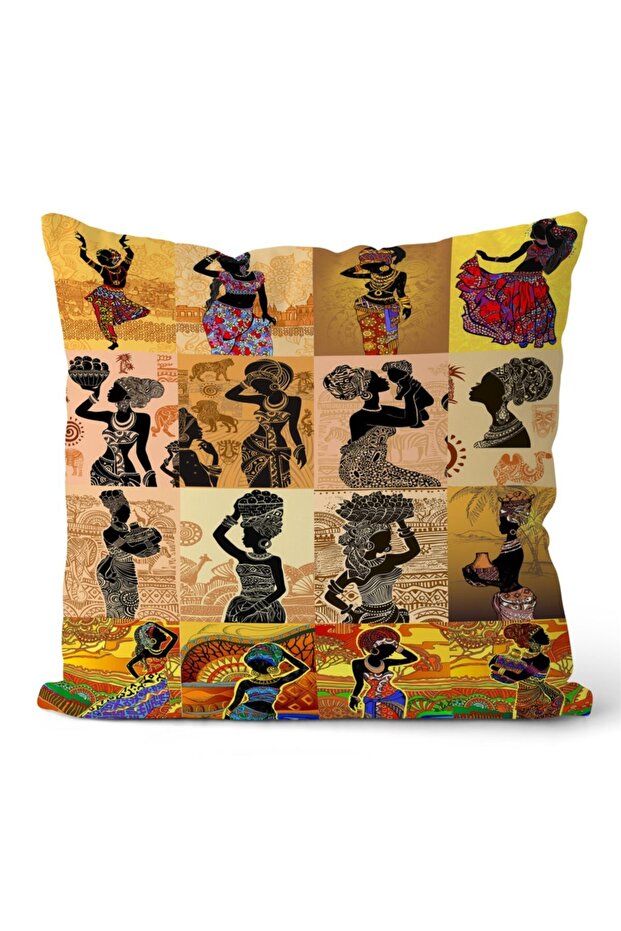 Double Sided Throw Pillow Cover Code: Kir3600 - 1