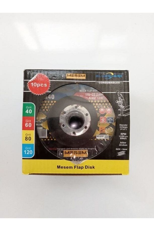 Flap Disk Zımpara 40 Kum 115 X 22 Mm (10 AD.) - 2
