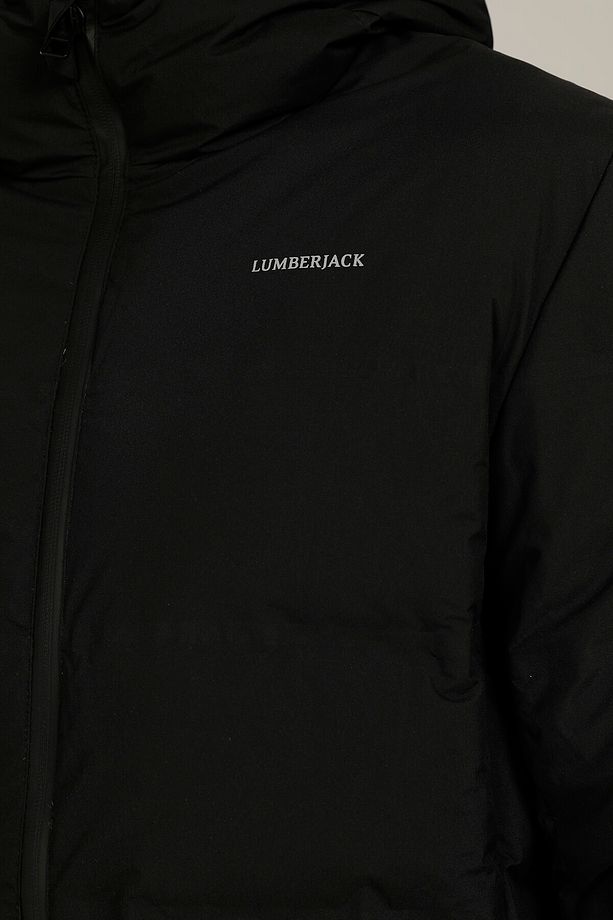 Sn22 Nolan Down Jacket 1p Siyah Erkek Kısa Kaban - 5