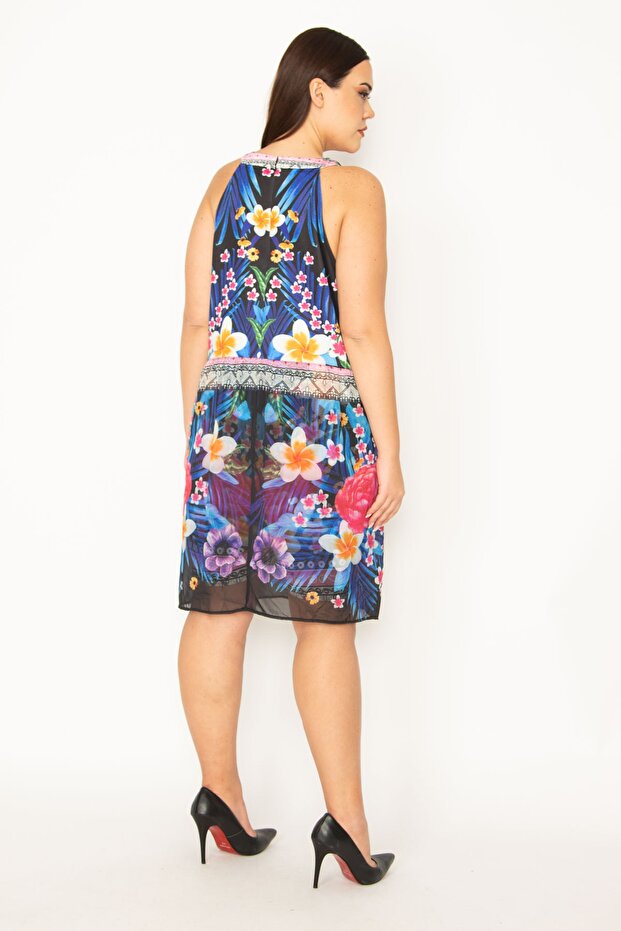 Dámský límeček nadměrné velikosti Detailní zadní Šortky se skrytým zipem 65n30792 - 2