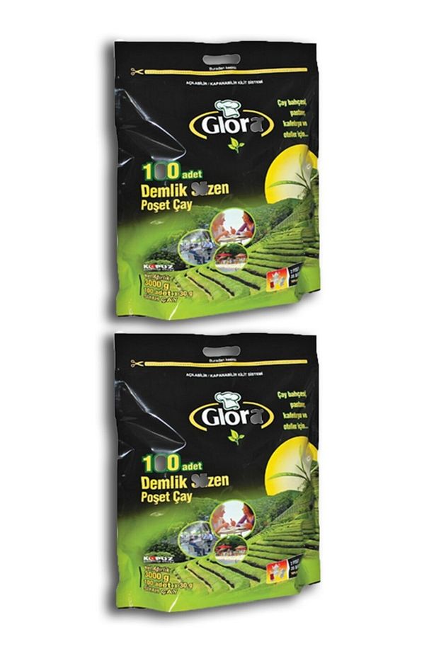 Demlik Süzen Poşet Çay 6000Gr (100 Adet x 30Gr x 2 Paket) - 2