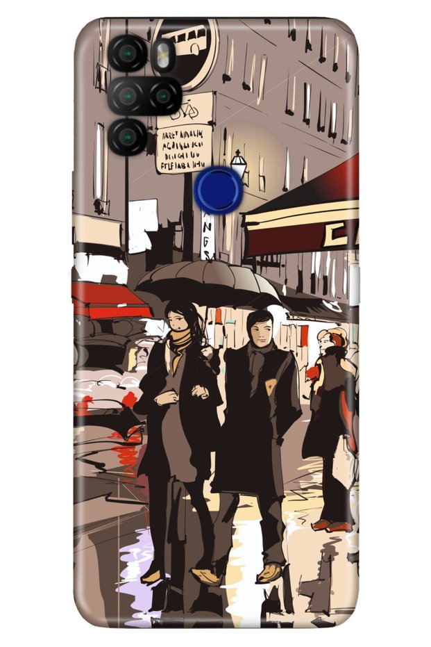 X300 X500 Compatible Case Tioserisi Illustrated Silicone Rain