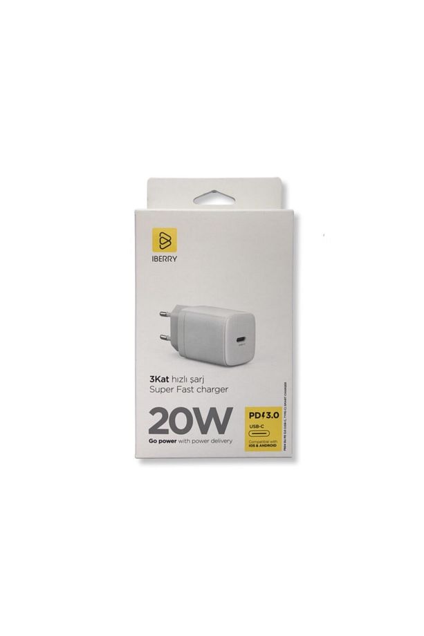 Iberry Duvar Şarj Adaptör 20w Iphone Usb-c - 1